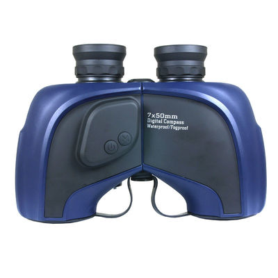 7x Wasser-beständige Ferngläser Marine Digital Compass der linearen Wiedergabe 7x50